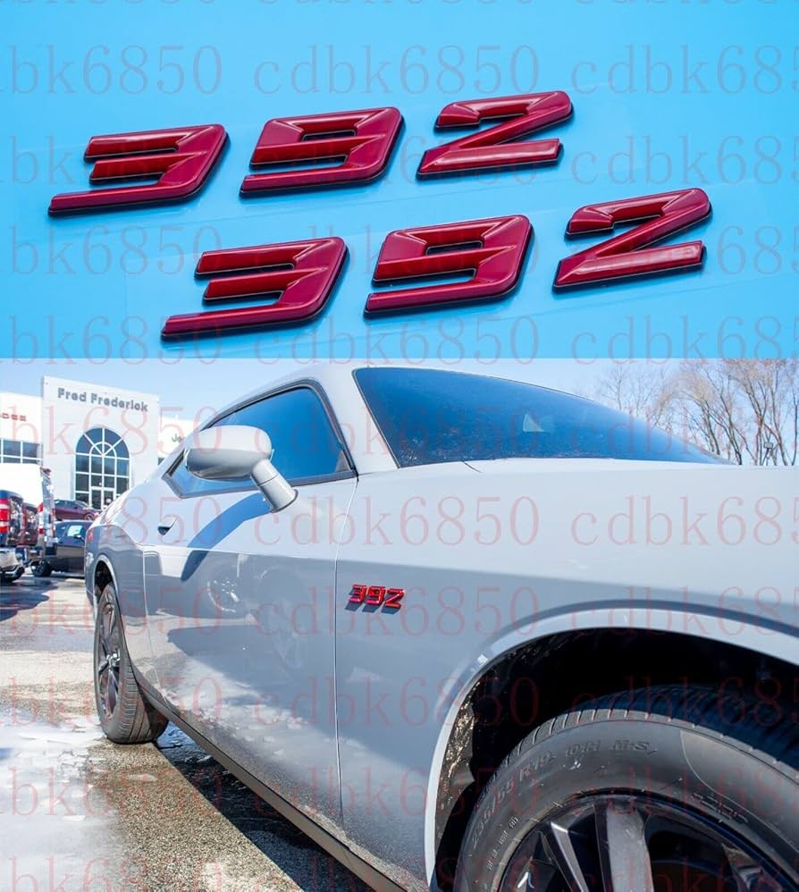 Amazon.com: Pair New 392 Emblem Fender Badge Letter Nameplate